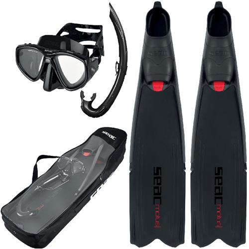 Seac Motus Mask, Fin & Snorkel Set