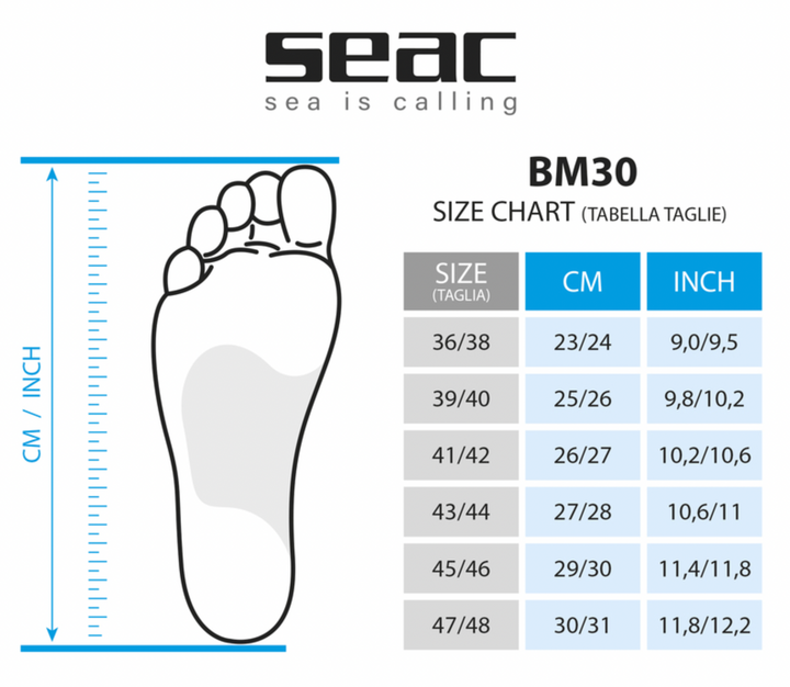 SEAC BM-30 Fins