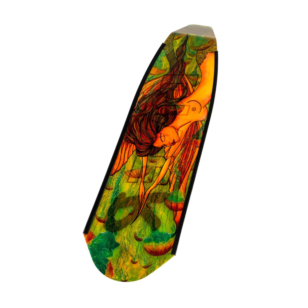 DiveR Green Mermaid Fiberglass Blades, Soft