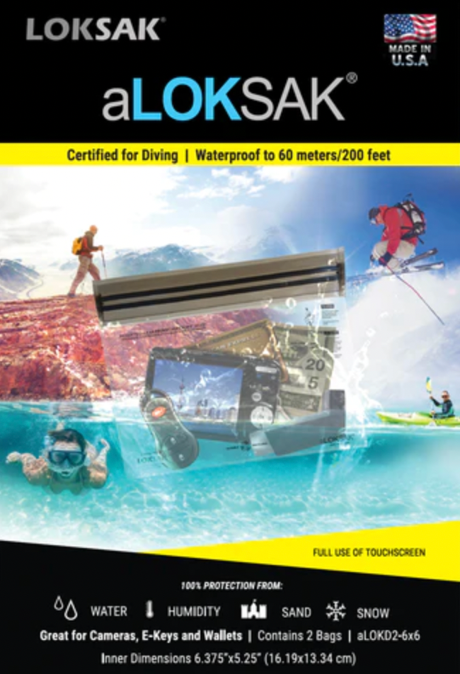 aLOKSAK Element Proof Bag (2 Pack) – Florida Freedivers