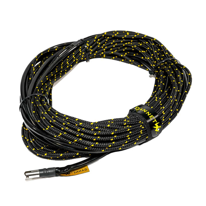 Gannet Hybrid Bungee Floatline 75ft Black/Yellow