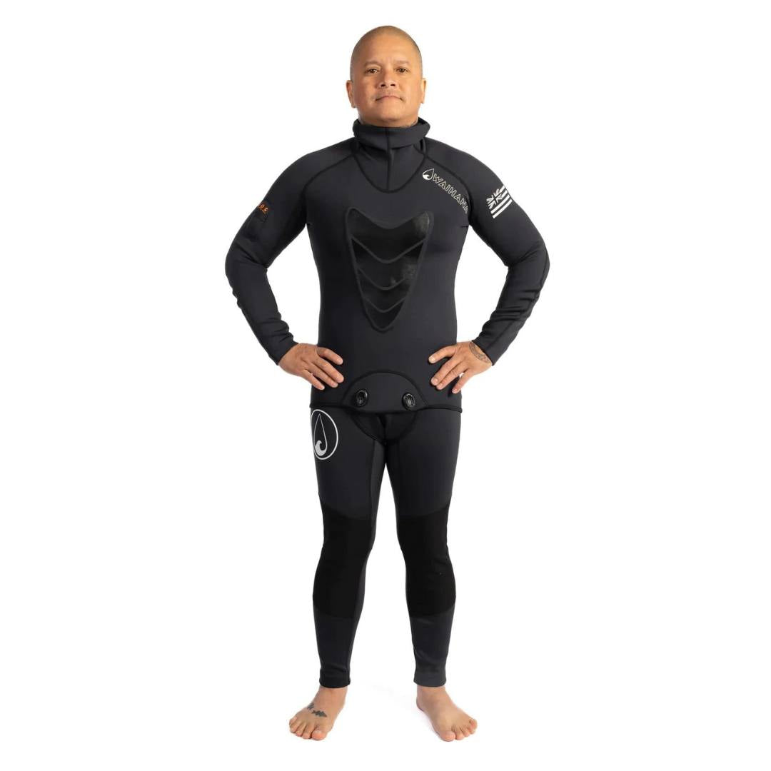 【パパポンタ】RASH WETSUITS ブラック Waihana Mens Essentials Wetsuit – Florida Freedivers
