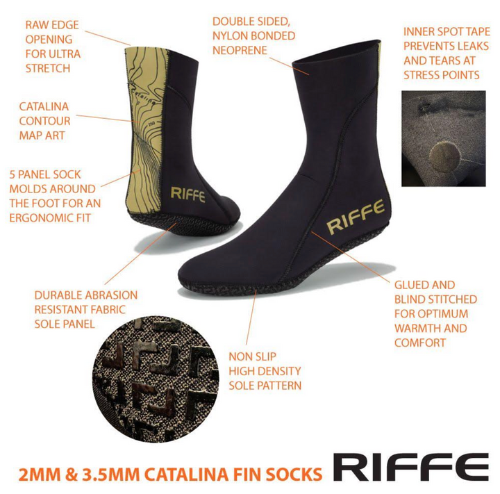 Riffe Catalina Fin Sock