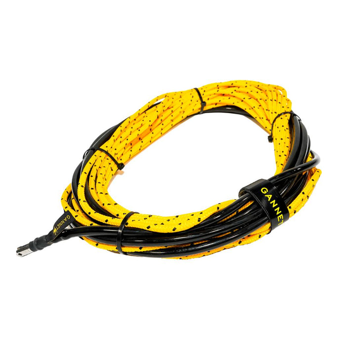 Gannet Hybrid Bungee Floatline 75ft Black/Yellow