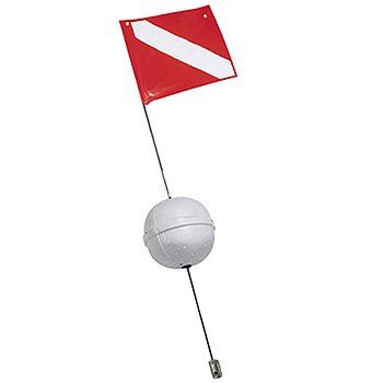 1 piece 4’ Float with Nylon Flag Styrofoam