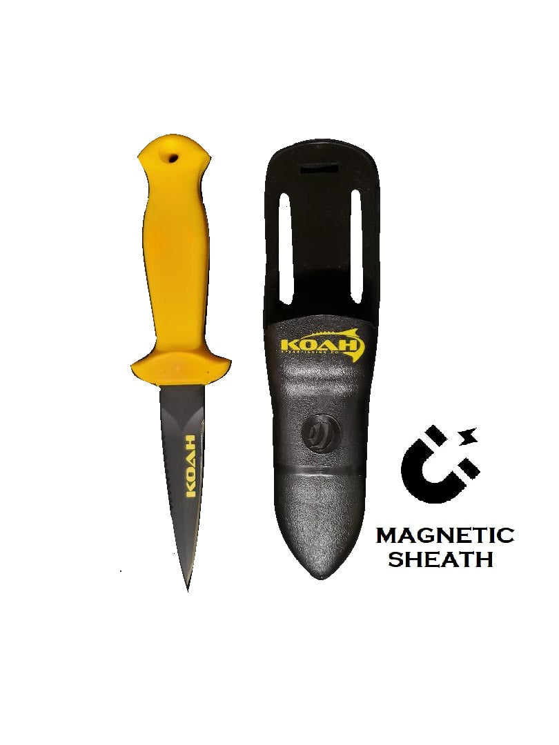 Koah Magnetic Sheath Dive Knife 4.5 inch