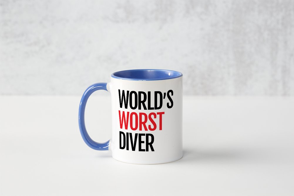 Terrible Diver Gift Mugs