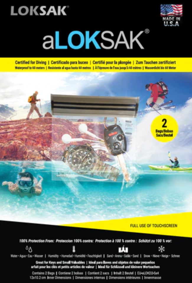 aLOKSAK Element Proof Bag (2 Pack) – Florida Freedivers