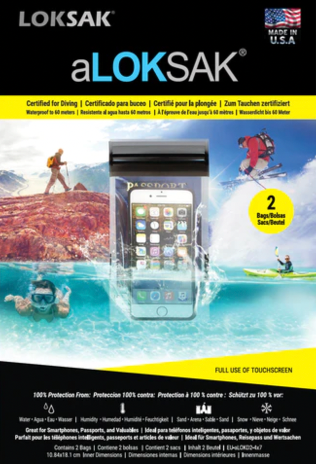 aLOKSAK Element Proof Bag 4" X 7" (2 Pack)