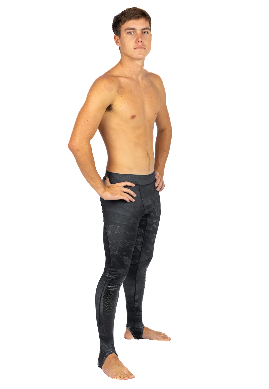 lycra gear Waihana Black Tropicam Lycra Leggings