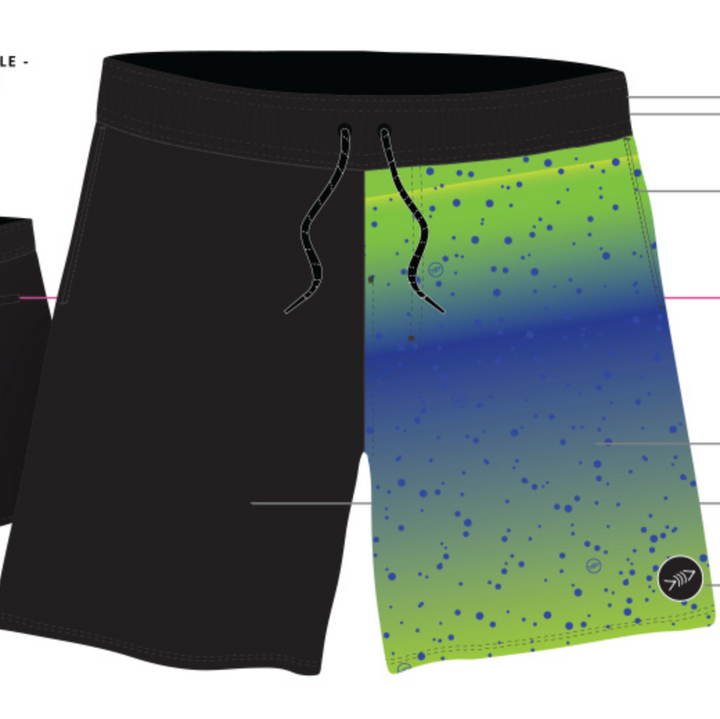FLF Elastic Board Short