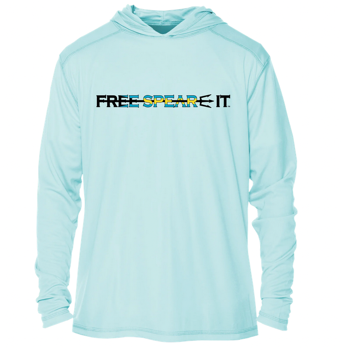 Free Spear-It Bahamas Bounty Solar Hoodie UPF 50+