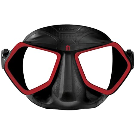 OMER Wolf Mask, Black/Red