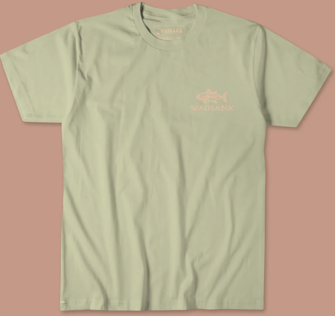 Waihana Mauka to Makai Sage T-Shirt