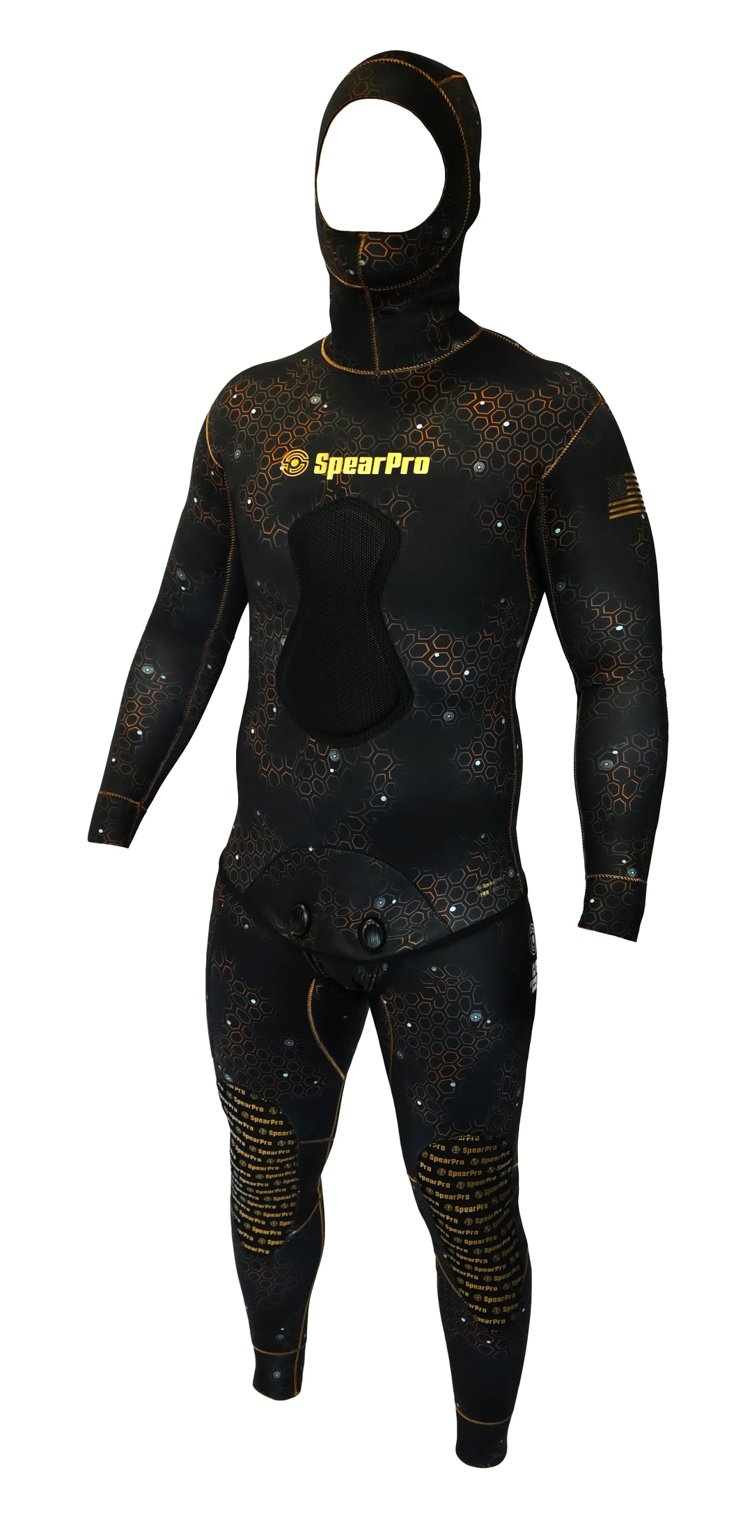 SpearPro Golden Cabrilla Mens Wetsuit - 2mm Titanium Lined