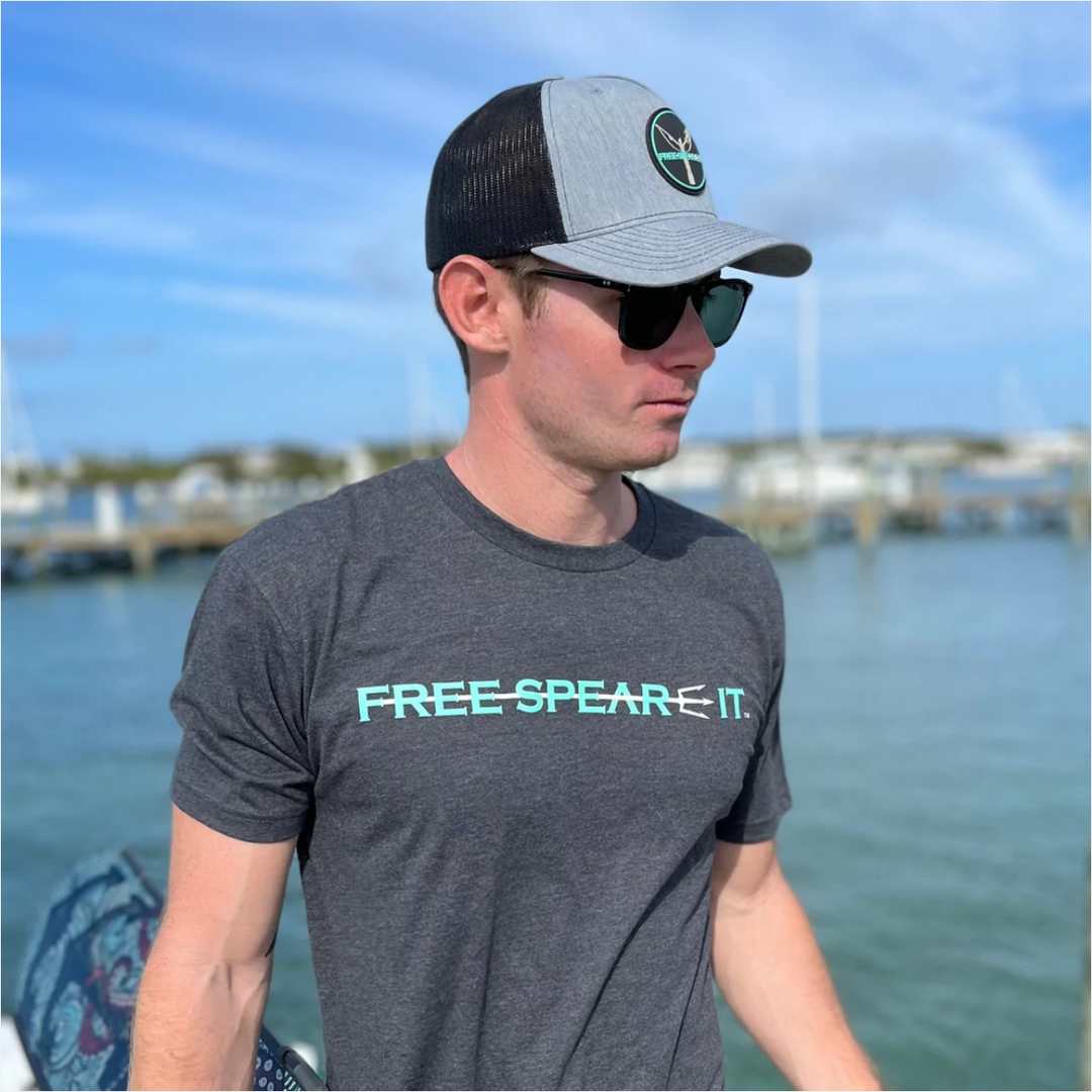 Free Spear-It PVC Logo Snap Back Hat