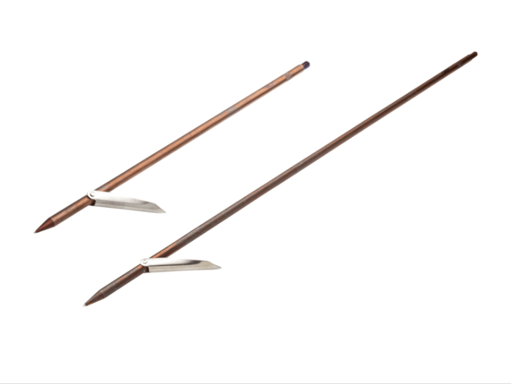 Riffe Polespear 9/32" (7.1mm) x 18" (46cm) Single Flopper Hawaiian Pole Spear Shaft tip
