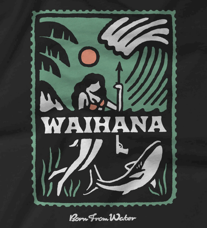Waihana Mens Hula Diver T-Shirt