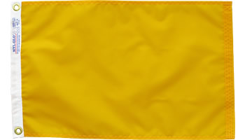 International Yellow Quarantine Nylon Flag 12x18