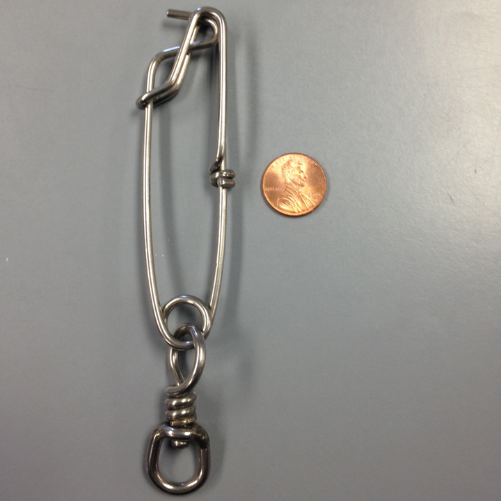 Stainless Longline Clip with Swivel 4"